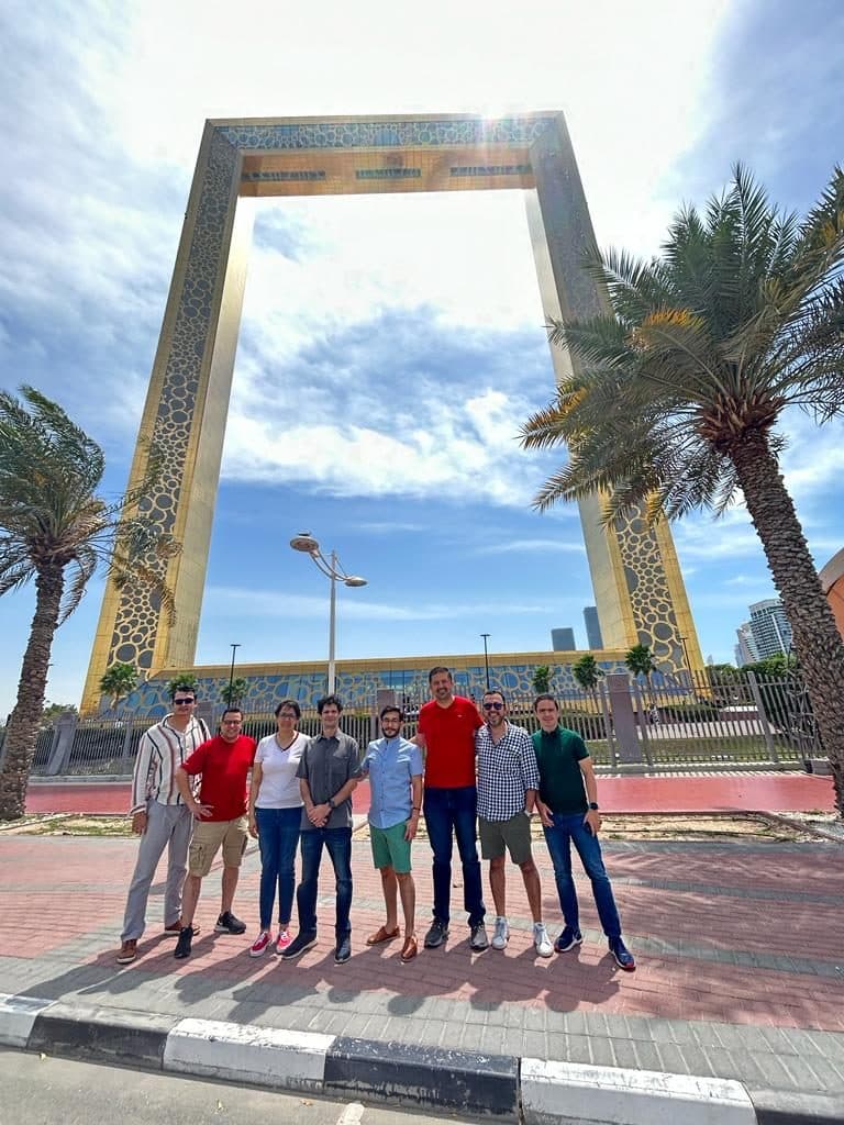 Small group of guests at Dubai Frame
