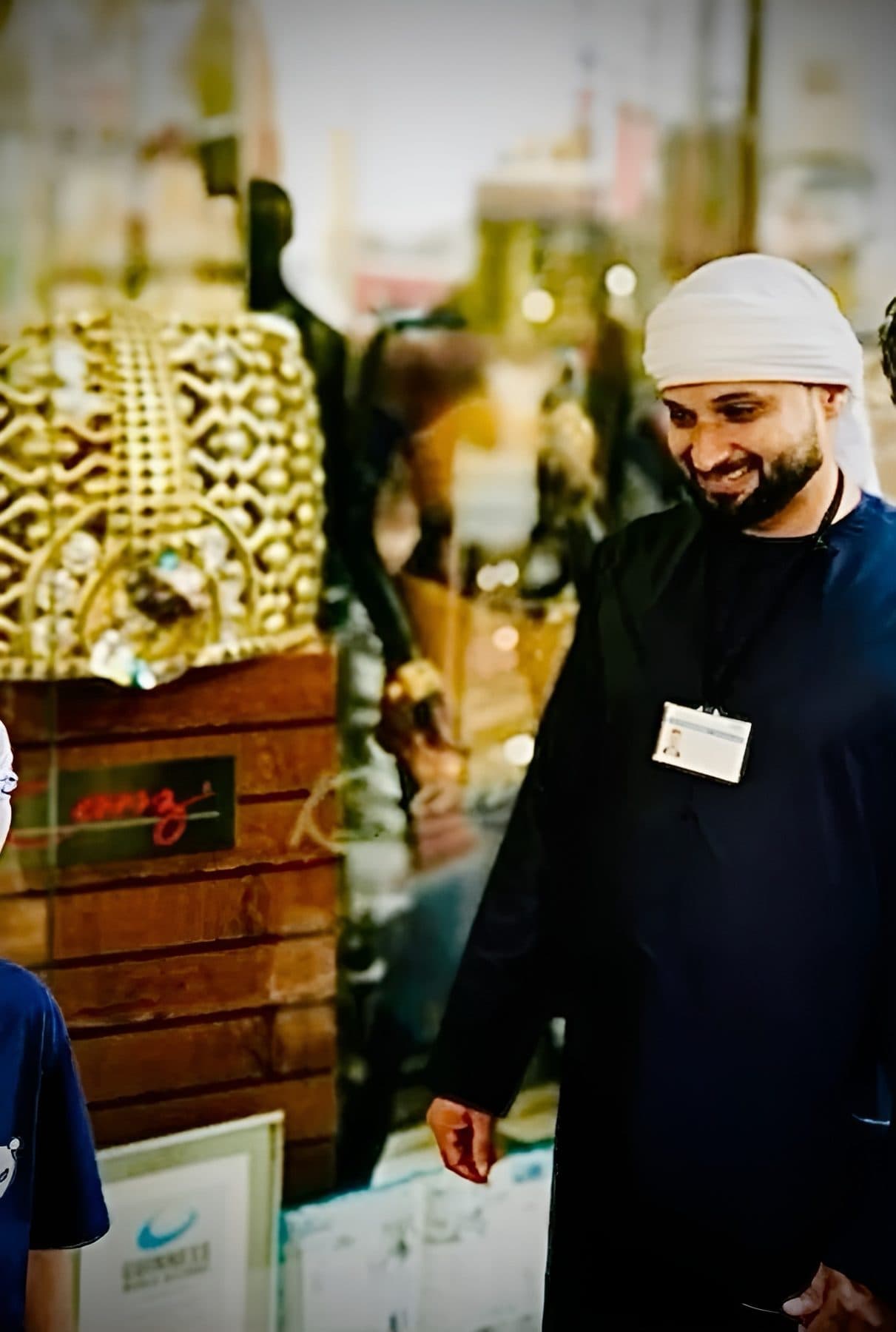 Muhammad Bilal in the Dubai Gold Souk
